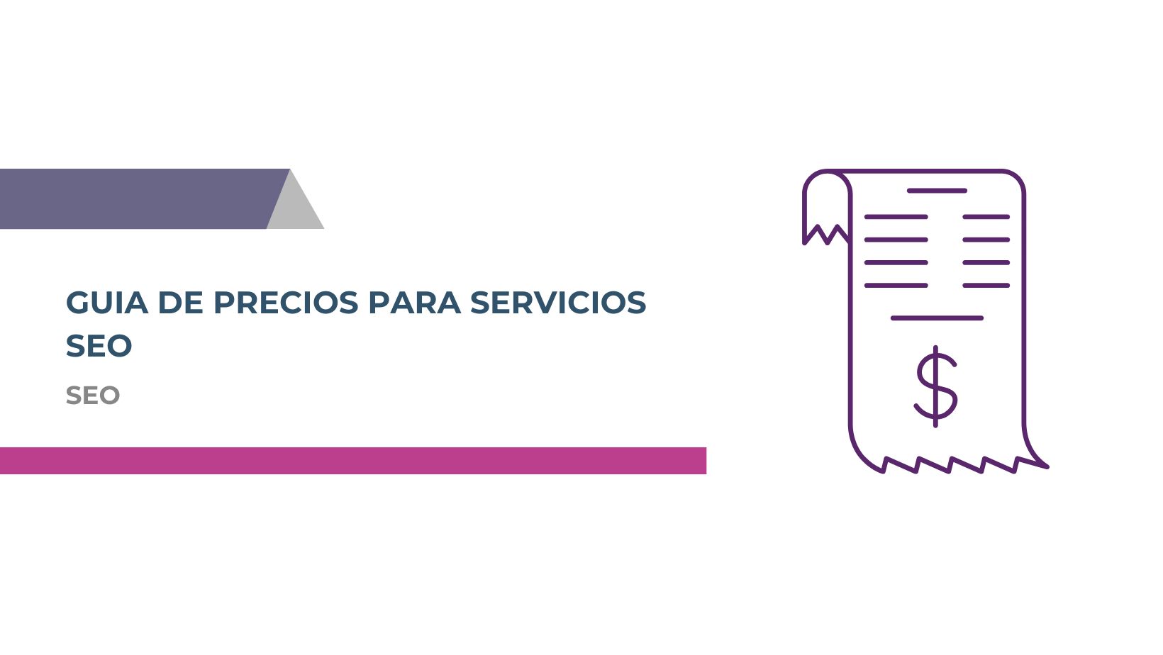 guia de precios para servicios SEO